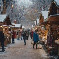 Découverte festive au marché de Noël Darwin cette saison
