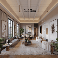 Aménager un espace avec une hauteur sous plafond de 2m40