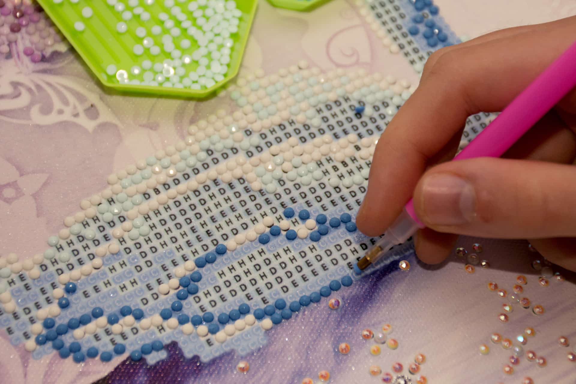 Diamond painting decoration