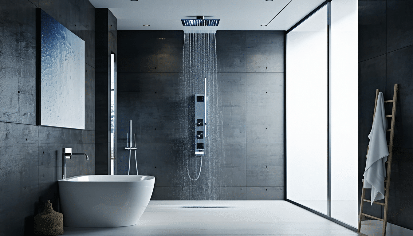 découvrez la colonne de douche hansgrohe, symbole d'excellence et de design pour rehausser votre salle de bain. offrez-vous un moment de bien-être inégalé grâce à ses innovations technologiques et son esthétique moderne.