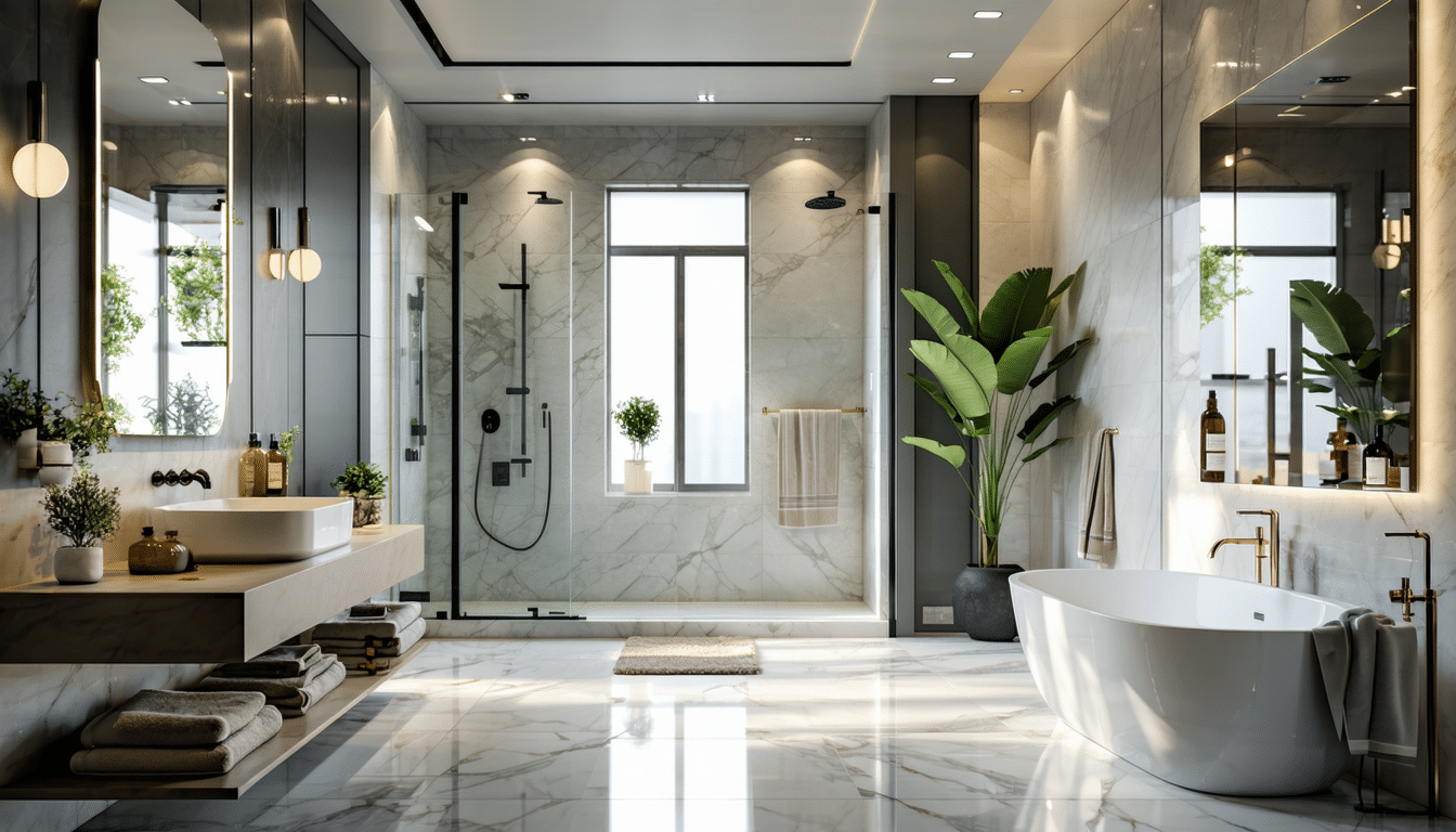 transformez votre salle de bain en un espace moderne avec une touche italienne. découvrez des astuces de design, des idées de décoration élégantes et des solutions intelligentes pour maximiser chaque mètre carré tout en ajoutant une ambiance contemporaine et raffinée.