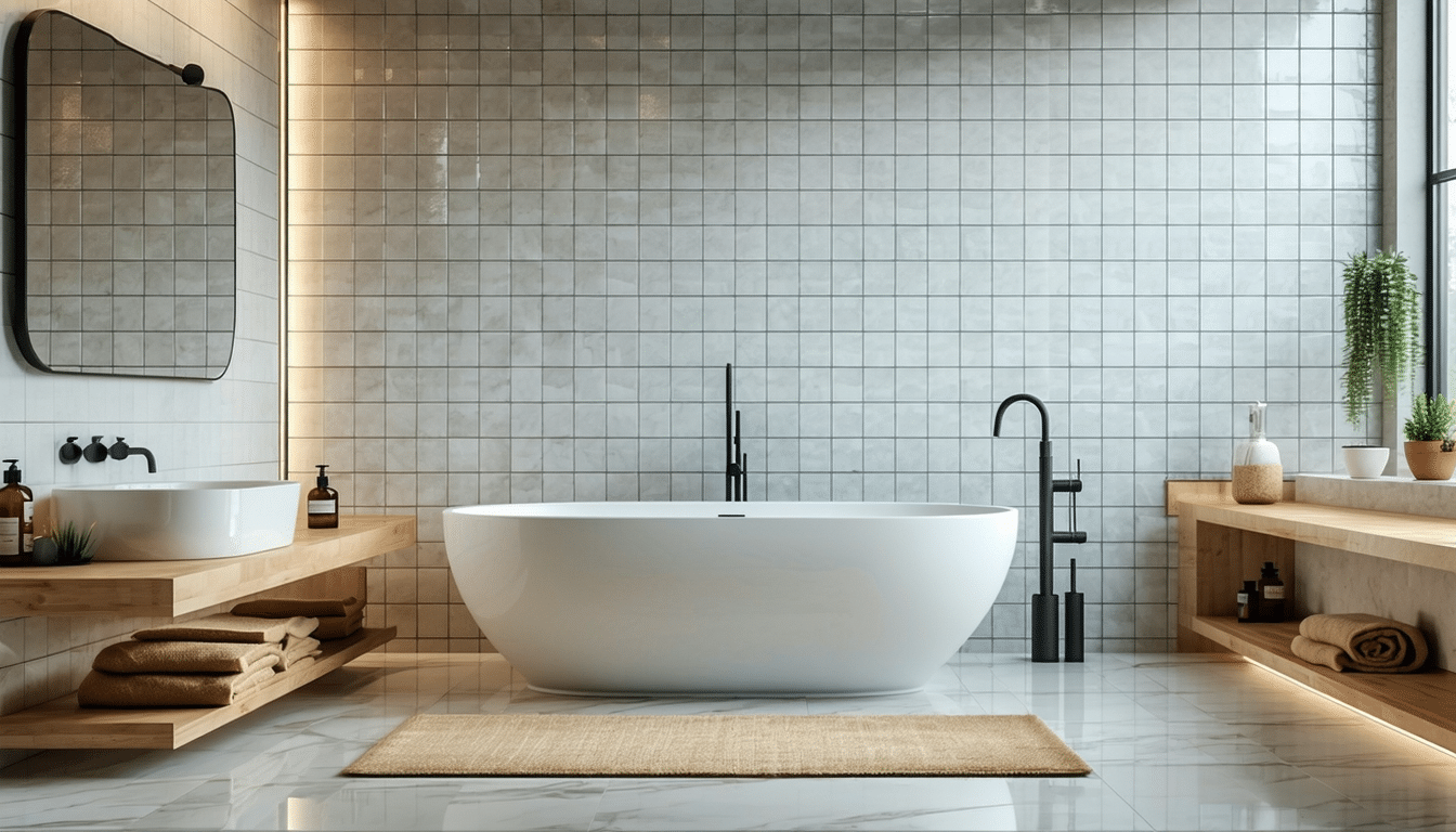 explorez les dernières tendances en carrelage mural pour transformer votre salle de bain en un espace élégant et moderne. inspirez-vous des styles contemporains et des matériaux innovants pour donner vie à vos projets de rénovation.