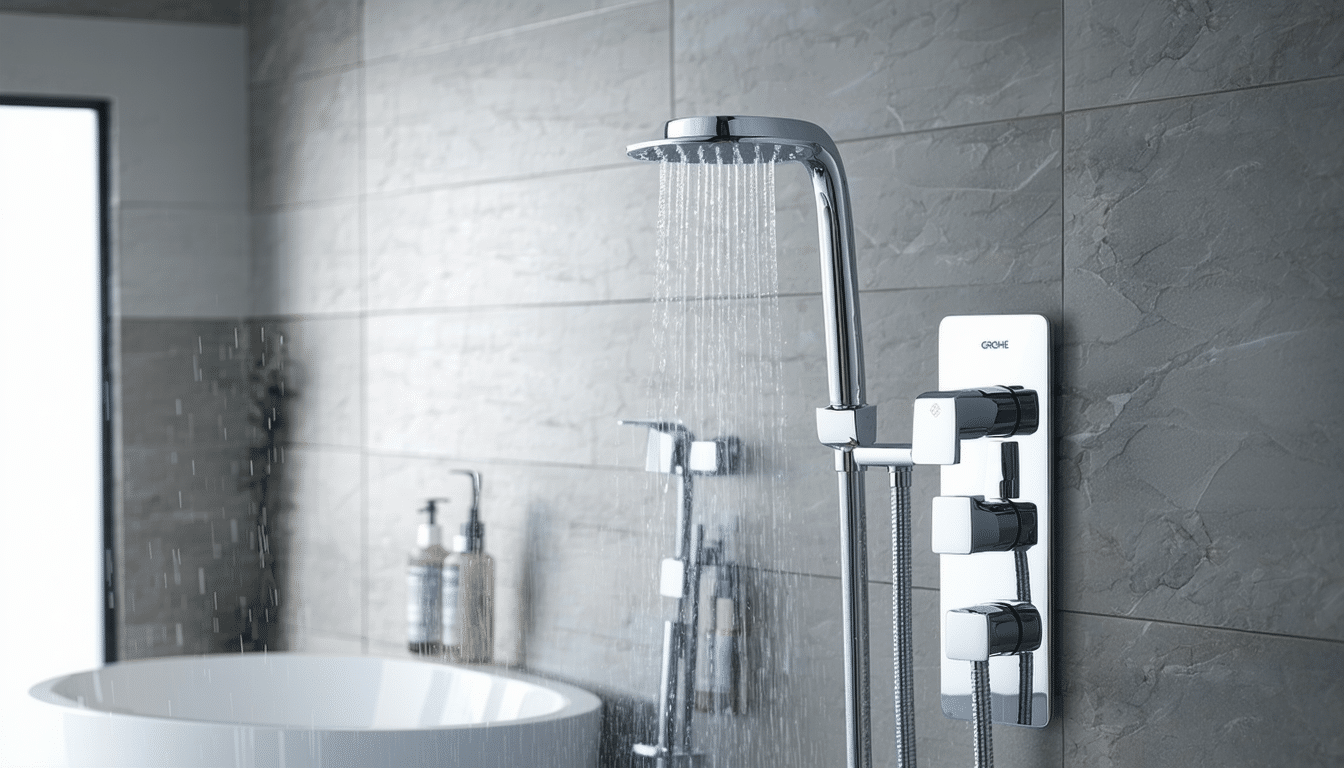 découvrez le mitigeur pour douche grohe, alliant élégance moderne et performance optimale. transformez votre expérience de douche avec un design raffiné et une technologie de pointe, pour un moment de détente inégalé.