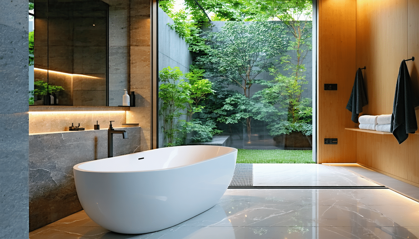 explorez notre sélection de modèles de salles de bain carrelées qui allient esthétique et fonctionnalité. transformez vos espaces avec des idées inspirantes et tendance pour un intérieur moderne et chaleureux.