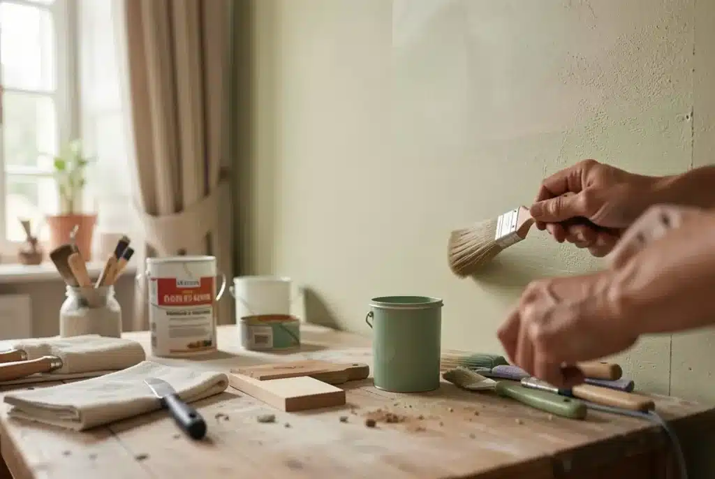 Accorder la couleur des murs avec le bois