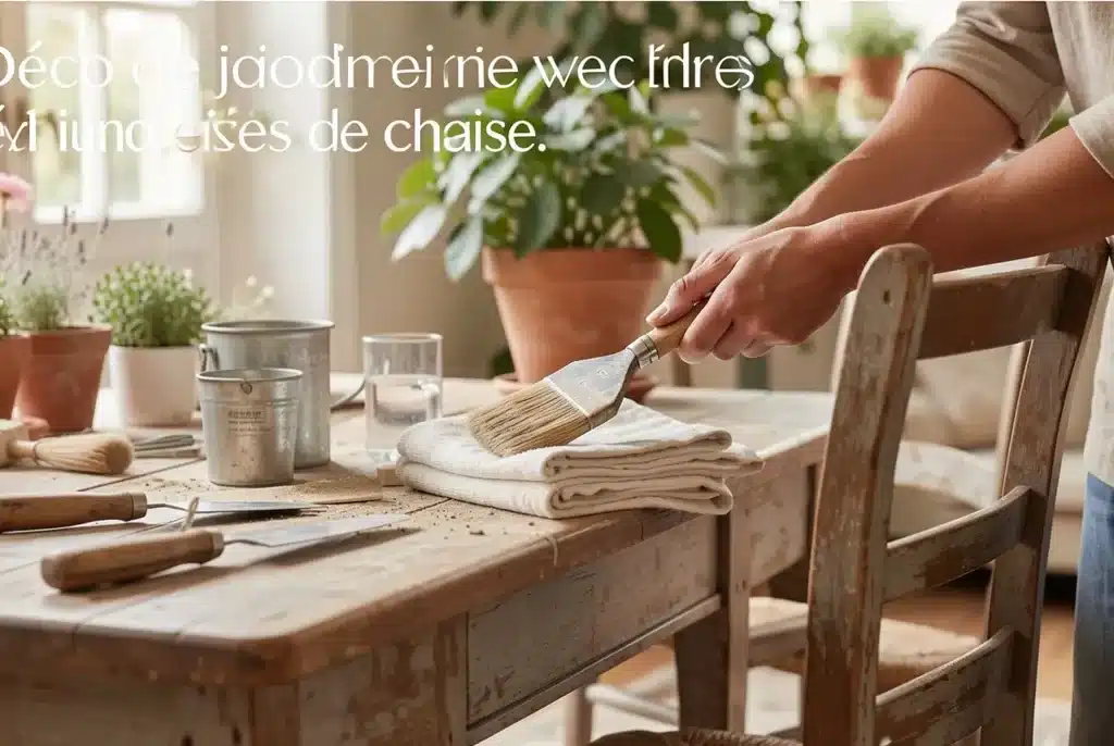 Idées de déco de jardin avec une vieille chaise