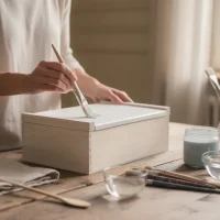 Peindre une boîte en bois : quelle peinture et quelle méthode