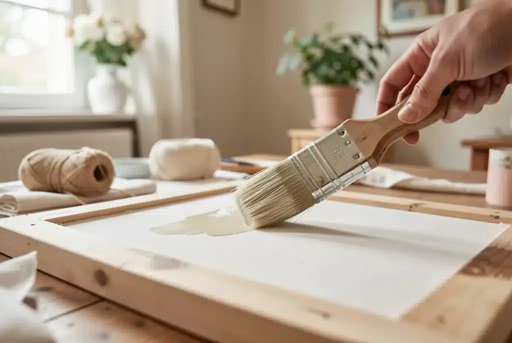 Comment peindre sur une toile en lin